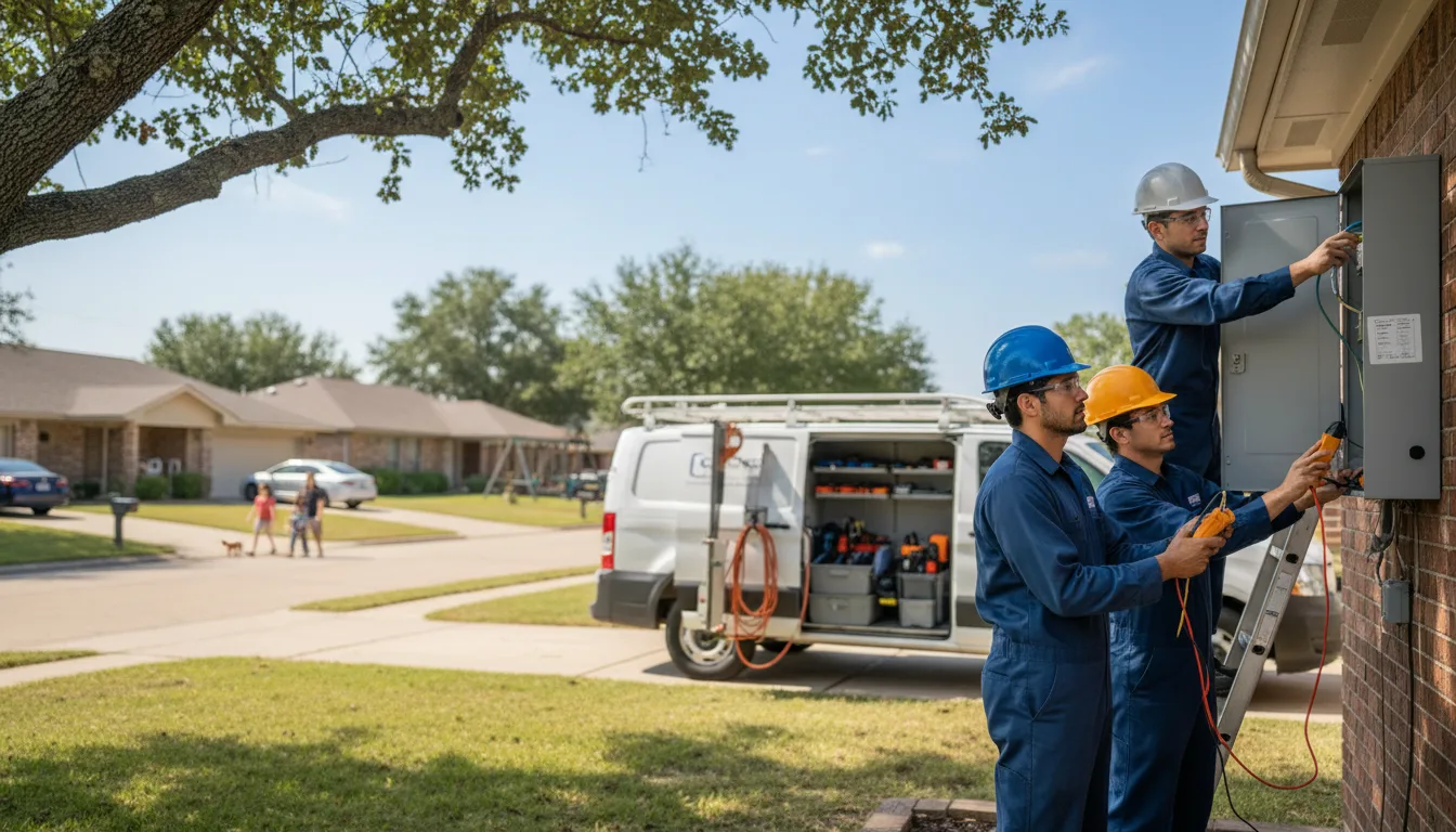 Certified electrician providing emergency electrical services in Tustin, MI